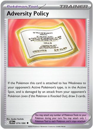 Adversity Policy 74 - ME04 Chaos Rising Reverse Holofoil