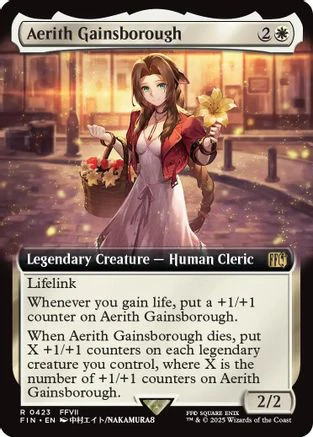 Aerith Gainsborough (Extended Art) (FIN-423) - FINAL FANTASY