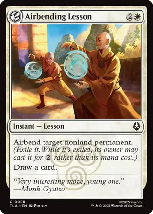 Airbender Lesson (TLA-008) - Avatar: The Last Airbender