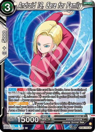 Android 18, Care for Family (BT28-119) - Prismatic Clash
