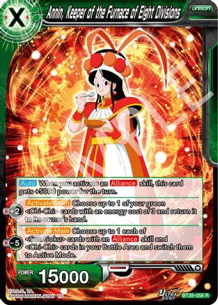 Annin, Keeper of the Furnace of Eight Divisions (BT28-058) - Prismatic Clash Foil