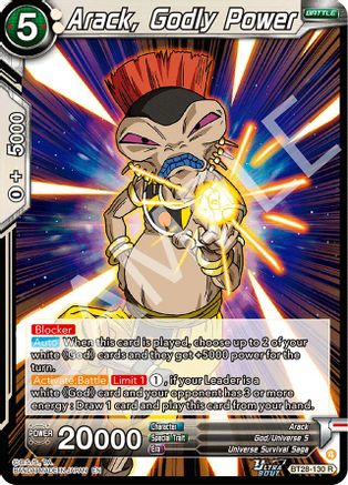 Arack, Godly Power (BT28-130) - Prismatic Clash Foil