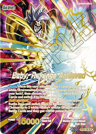 Baby // Baby, Revenge Achieved (SLR) (BT29-106) - Fearsome Rivals Foil