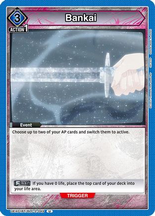 Bankai (UEX01BT/BLC-2-049) - UEX01BT BLEACH ThousandYear Blood War Vol2 Release Event Cards