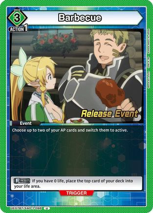 Barbecue (UE07BT/SAO-1-098) - UE07BT Sword Art Online Release Event Cards