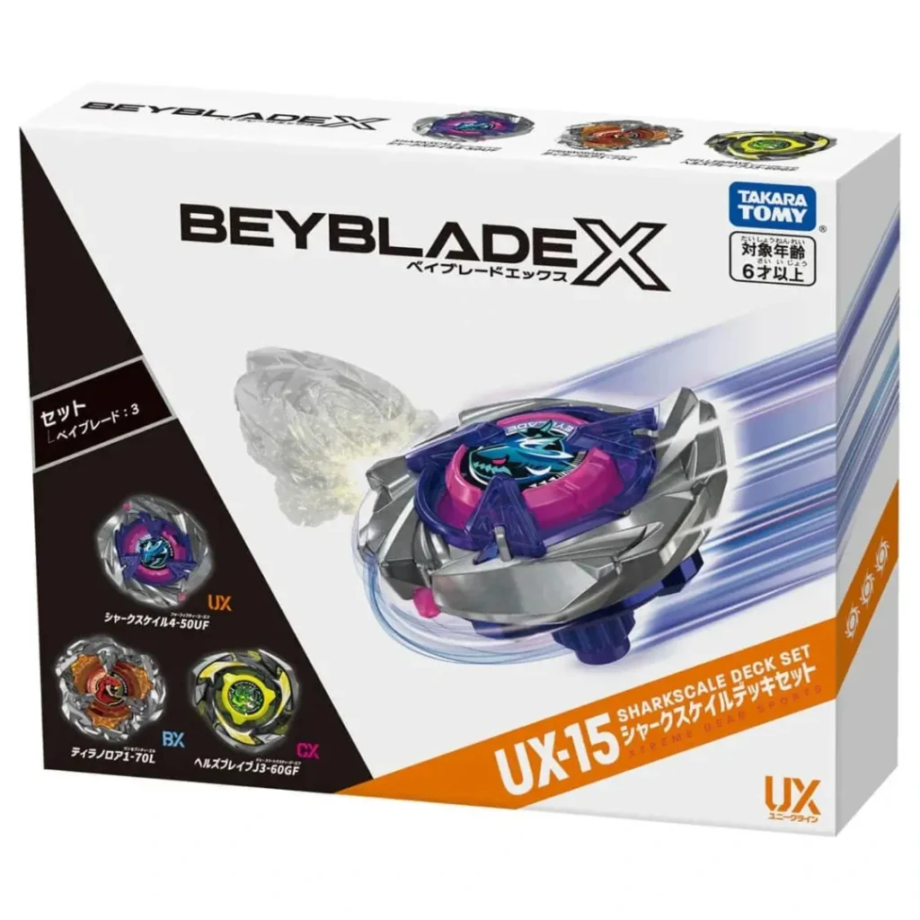 Beyblade X - UX-15 SharkScale Deck Set