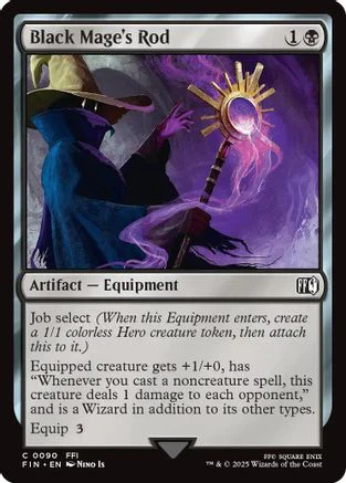 Black Mage's Rod (FIN-090) - FINAL FANTASY