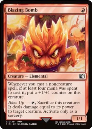Blazing Bomb (FIN-130) - FINAL FANTASY