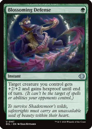 Blossoming Defense (ECL-167) - Lorwyn Eclipsed