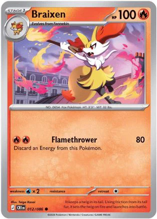 Braixen 12 - ME04 Chaos Rising