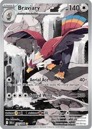 Braviary - 155/086 155 - SV Black Bolt Holofoil