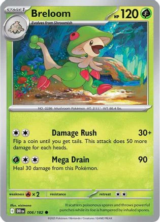 Breloom 6 - SV10 Destined Rivals