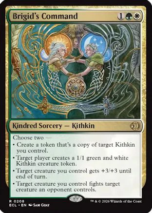 Brigid's Command (ECL-208) - Lorwyn Eclipsed Foil