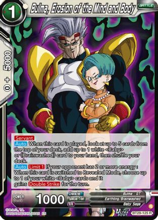 Bulma, Erosion of the Mind and Body (BT29-125) - Fearsome Rivals