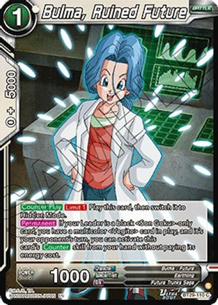Bulma, Ruined Future (BT29-110) - Fearsome Rivals