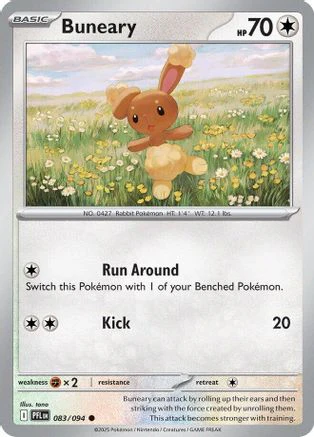 Buneary 83 - ME02 Phantasmal Flames Reverse Holofoil
