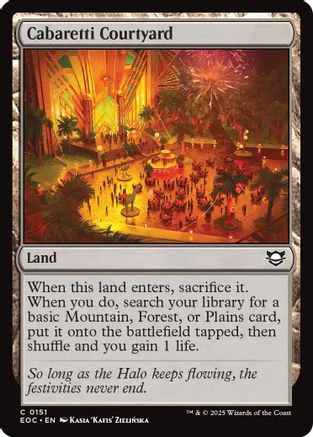 Cabaretti Courtyard (EOC-151) - Commander: Edge of Eternities