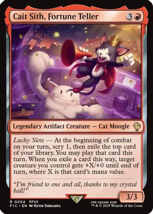 Cait Sith, Fortune Teller (FIC-054) - Commander: FINAL FANTASY