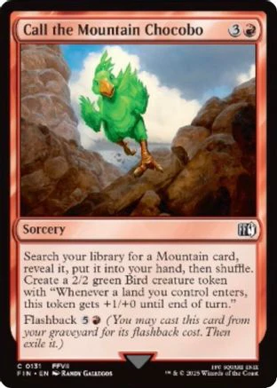 Call the Mountain Chocobo (FIN-131) - FINAL FANTASY Foil
