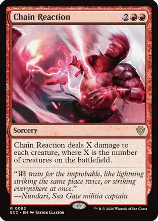 Chain Reaction (ECC-092) - Commander: Lorwyn Eclipsed