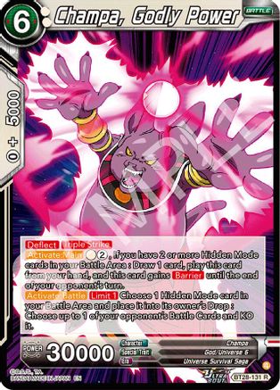 Champa, Godly Power (BT28-131) - Prismatic Clash Foil