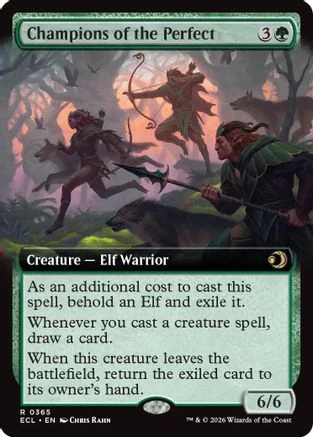 Champions of the Perfect (Extended Art) (ECL-365) - Lorwyn Eclipsed Foil