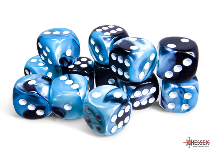 Chessex - 16mm d6 Dice Block (12 dice) - Various Colours - Image 27