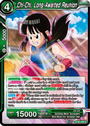 Chi-Chi, Long-Awaited Reunion (BT28-069) - Prismatic Clash Foil
