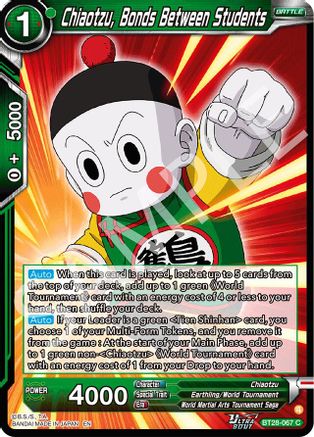 Chiaotzu, Bonds Between Students (BT28-067) - Prismatic Clash