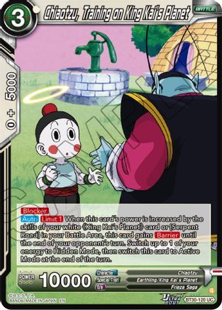 Chiaotzu, Training on King Kai's Planet (BT30-120) - Three Glorious Fighters