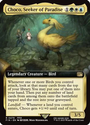 Choco, Seeker of Paradise (Extended Art) (FIN-479) - FINAL FANTASY