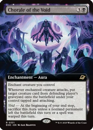 Chorale of the Void (Extended Art) (EOE-331) - Edge of Eternities Foil