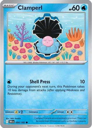 Clamperl - 054/182 54 - SV10 Destined Rivals