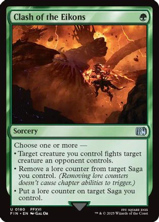 Clash of the Eikons (FIN-180) - FINAL FANTASY Foil