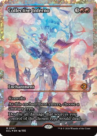 Collective Inferno (Showcase) (Fracture Foil) (ECL-397) - Lorwyn Eclipsed Foil