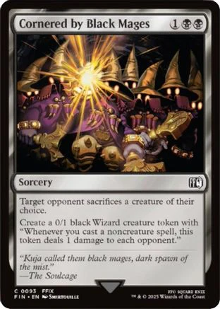Cornered by Black Mages (FIN-093) - FINAL FANTASY Foil