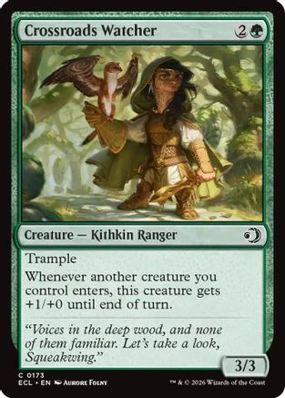 Crossroads Watcher (ECL-173) - Lorwyn Eclipsed Foil