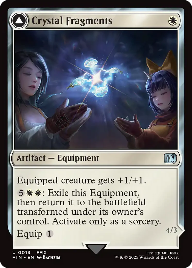 Crystal Fragments // Summon: Alexander (FIN-013) - FINAL FANTASY: (enchantment) - Image 2