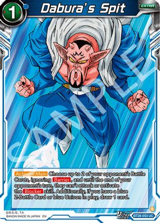 Dabura’s Spit (BT28-053) - Prismatic Clash