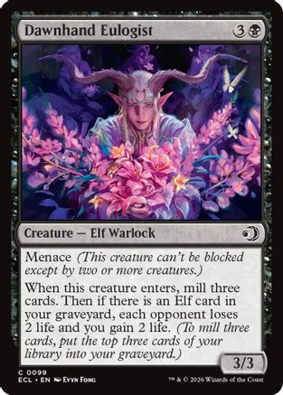 Dawnhand Eulogist (ECL-099) - Lorwyn Eclipsed Foil