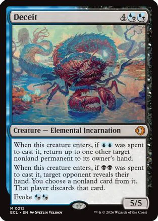 Deceit (ECL-212) - Lorwyn Eclipsed Foil