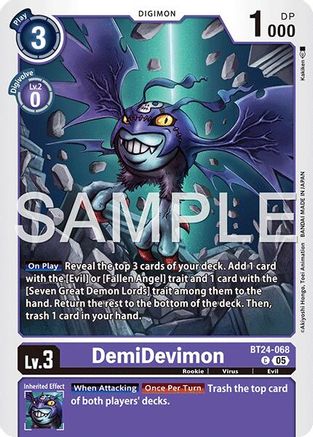 DemiDevimon (BT24-068) - Time Stranger