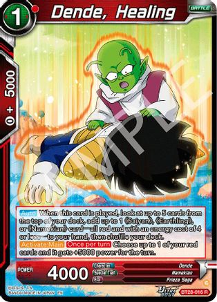Dende, Healing (BT28-016) - Prismatic Clash Foil