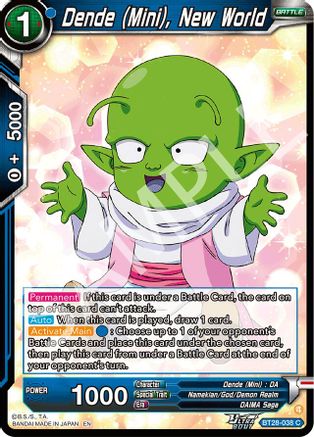Dende (Mini), New World (BT28-038) - Prismatic Clash