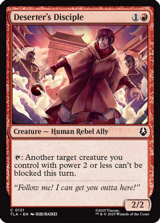Deserter's Disciple (TLA-131) - Avatar: The Last Airbender Foil
