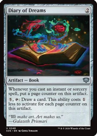 Diary of Dreams (SOS-248) - Secrets of Strixhaven Foil