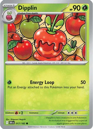 Dipplin 17 - SV10 Destined Rivals Reverse Holofoil