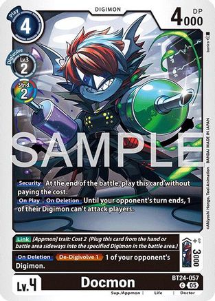 Docmon (BT24-057) - Time Stranger