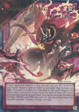 Dominus Purge (RA05-EN150) - Rarity Collection 5 1st Edition