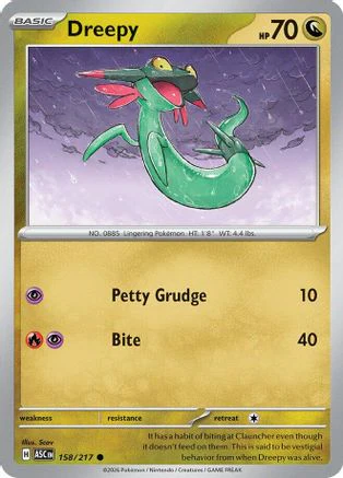 Dreepy - 158/217 158 - ME Ascended Heroes Reverse Holofoil